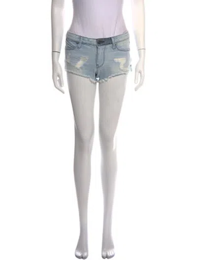 Pre-owned Rta Mini Shorts In Blue