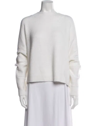 Pre-owned Rta Mock Neck Sweater In White