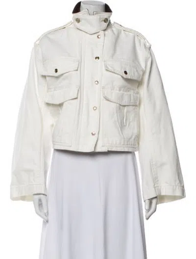 Pre-owned Rùadh Utility Jacket In White