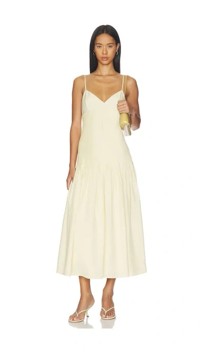 Rue Sophie Fleursonne Dress In Italian Straw