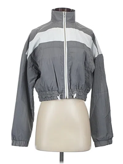Pre-owned Rue21 Windbreaker Jacket In Gray