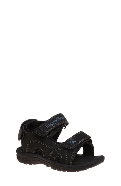 Rugged Bear Kids' Open Toe Sport Sandal In Black