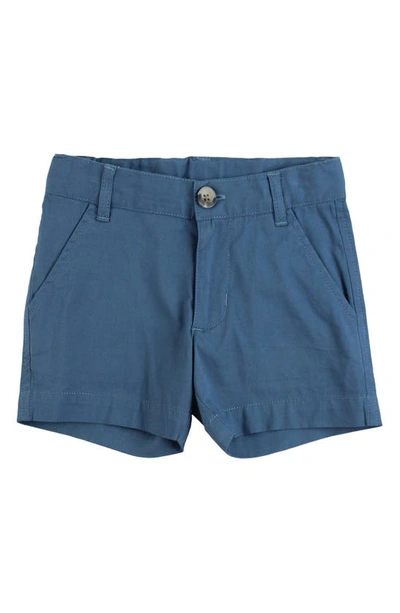 Ruggedbutts Babies' Stretch Cotton Chino Shorts In Indigo