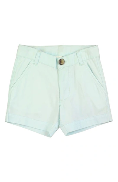 Ruggedbutts Babies' Stretch Cotton Chino Shorts In Mint