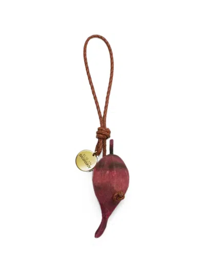 Ruslan Baginskiy Beetroot Bag Charm In Red