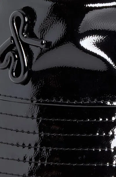 Ruslan Baginskiy Faux Leather Bucket Hat In Black