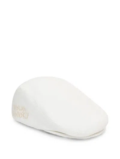 Ruslan Baginskiy Ivy Logo-embroidered Cotton Cap In White