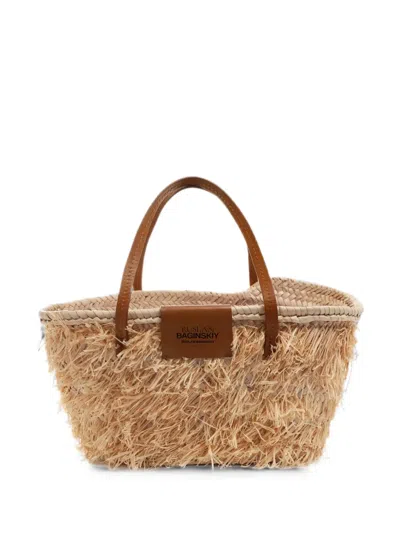 Ruslan Baginskiy Nest Woven Tote Bag In Neutral