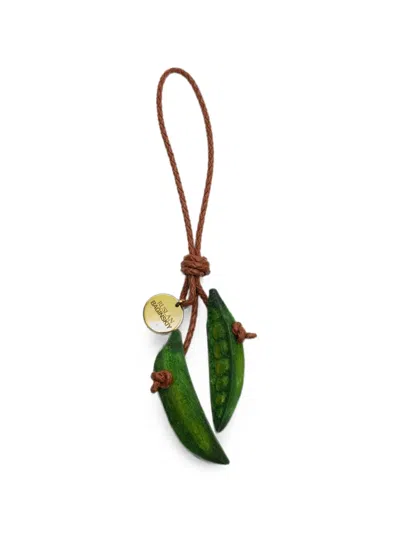 Ruslan Baginskiy Pea Bag Charm In Green
