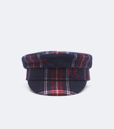 Ruslan Baginskiy Plaid Newsboy Cap In Multi