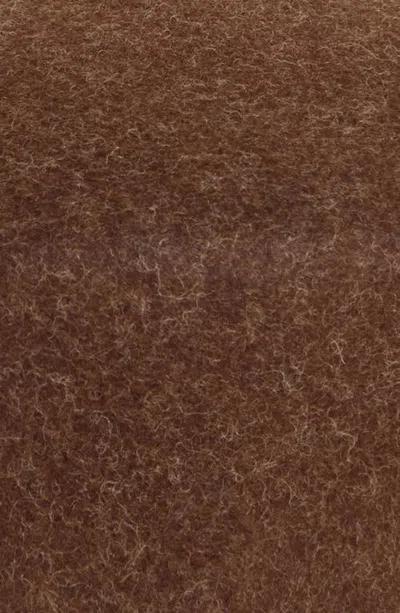 Ruslan Baginskiy Wool Felt Pillbox Hat In Brown