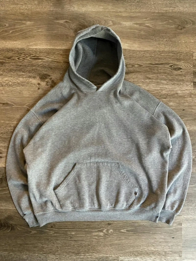 Pre-owned Russell Athletic X Vintage 90's Russell Athletic Boxy Hoodie In Grey