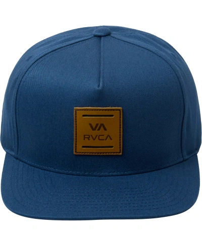 Rvca Men's Va All The Way Snapback Cap In Dark Blue
