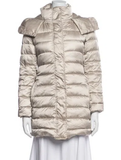 Pre-owned S Max Mara Down Coat In Neutrals