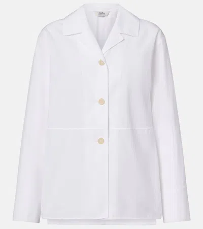 S Max Mara ' Max Mara Cotton Shirt In White
