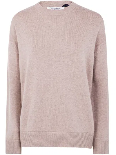 S Max Mara Max Mara S "ottavo" Oversized Sweater In Beige