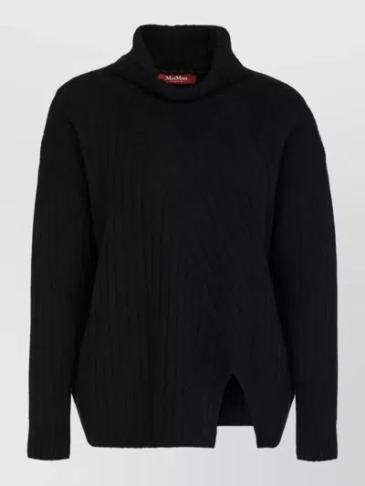 S Max Mara Wool Cashmere Sweater In Black