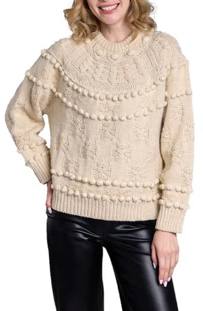 Saachi Heritage Crewneck Sweater In Brown