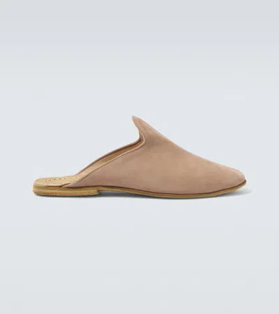 Sabah Baba Leather Mules In Multi