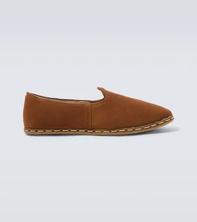 Sabah Suede Slip-on Shoes In Brown