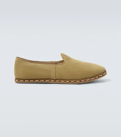 Sabah Suede Slip-on Shoes In Green