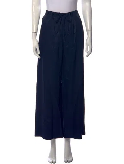 Pre-owned Sablyn Wide Leg Pants In Blue