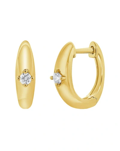 Sabrina Designs 14k 0.12 Ct. Tw. Diamond Hoops In Gold
