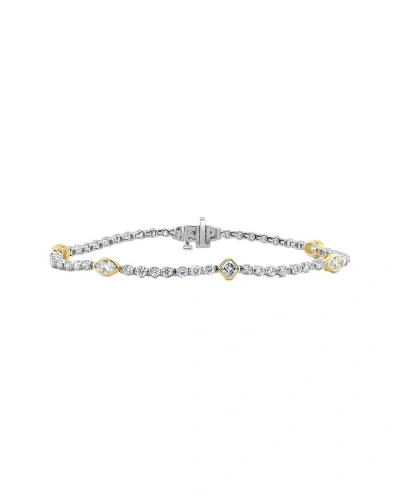 Sabrina Designs 14k 2.89 Ct. Tw. Diamond Bracelet In Metallic
