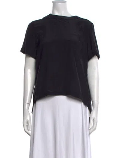Pre-owned Sacai Luck Crew Neck Short Sleeve Top In Black