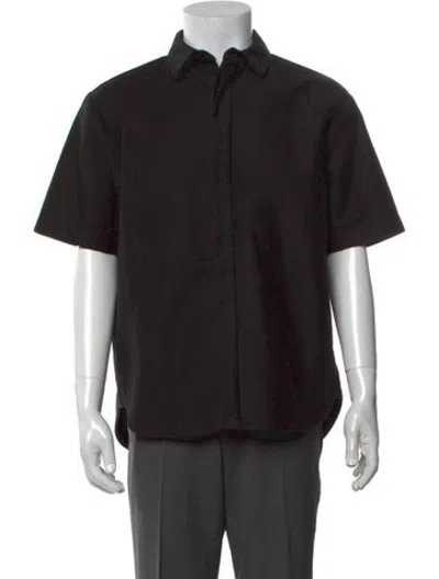Pre-owned Sacai Short Sleeve Shirt In Black