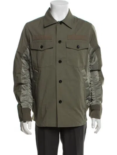 Pre-owned Sacai Utility Jacket In Green