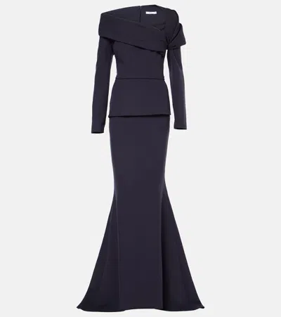 Safiyaa Andra Gown In Blue