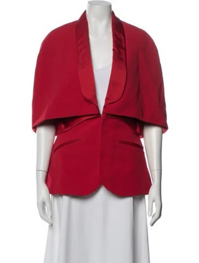 Pre-owned Safiyaa Blazer W/ Tags In Red