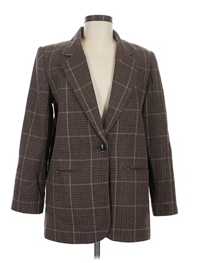 Pre-owned Sag Harbor Blazer Jacket In Brown