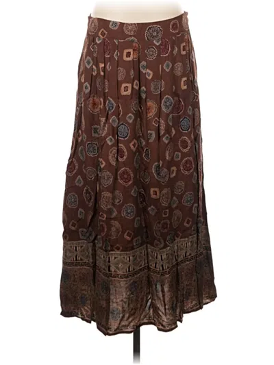 Pre-owned Sag Harbor Casual Skirt In Brown