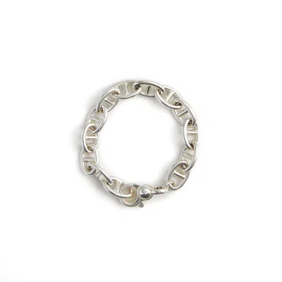Saint Botolph Women's Sterling Silver Large Anchor Chain Bracelet