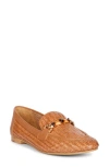 Saint G Marisa Woven Loafer In Brown