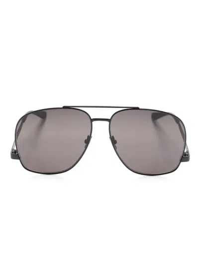 Saint Laurent Leon Oversized-frame Sunglasses In Black