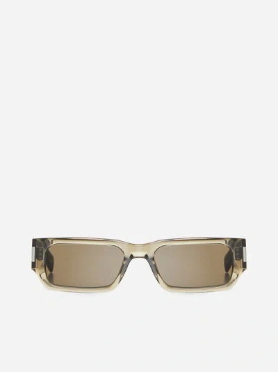 Saint Laurent Sl 660 Sunglasses In Gray