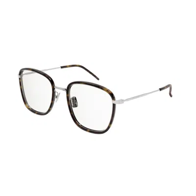 Saint Laurent Sl440 Clear Demo Lenses Unisex Eyeglasses In Multi