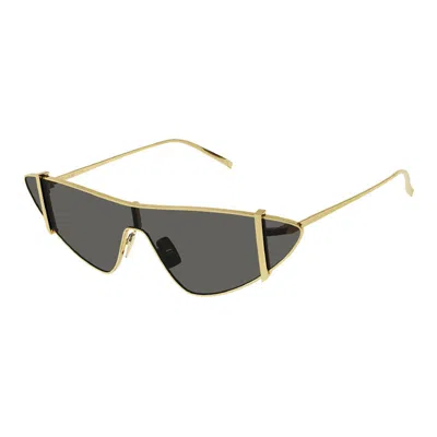Saint Laurent Sl536 Gold Mini Sunglasses In Green