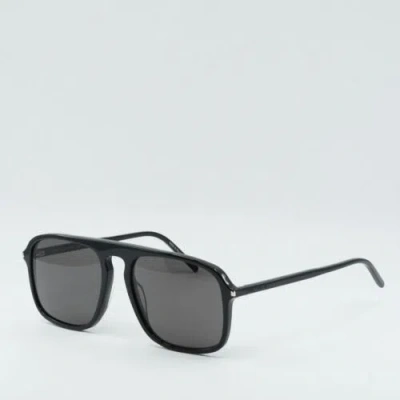 Pre-owned Saint Laurent Sl590 001 Black/black 57-18-145 Sunglasses