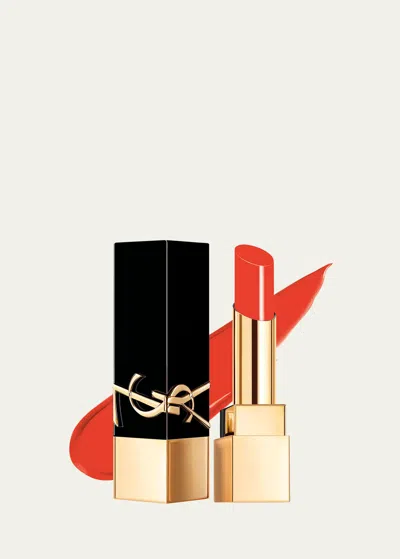Saint Laurent The Bold High Pigment Lipstick In 07 Unhibited Flam