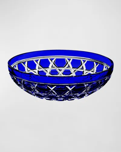 Saint Louis Crystal Royal Dark Blue Centerpiece