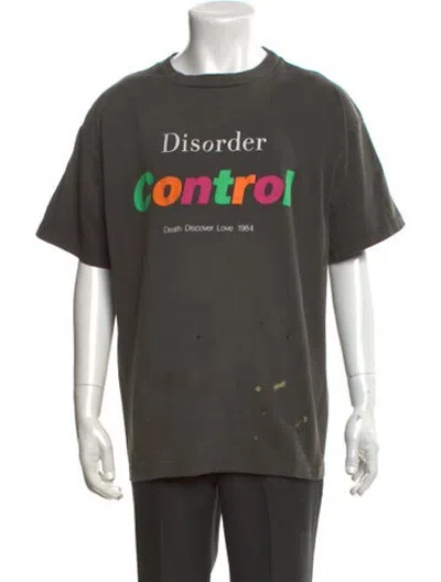 Pre-owned Saint Michael 2023 Disorder Control T-shirt W/ Tags In Grey