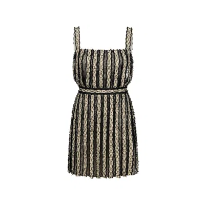 Saint Ones Women's Black / Gold Fable Dress In Multi