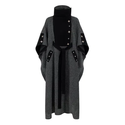 Saint Ones Women's Black Nycus Overcoat