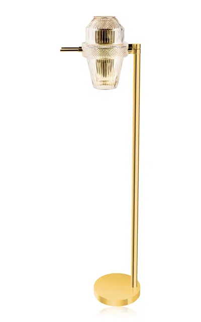 Saint-louis - Matrice Pale Gold Floor Lamp - Clear