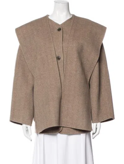 Pre-owned Saison Wool Jacket In Neutrals
