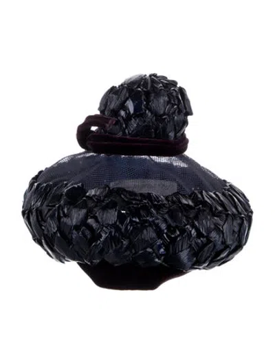Pre-owned Saks Fifth Avenue Beret In Blue